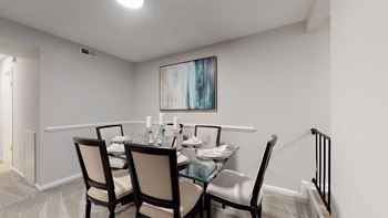 Separate dining area